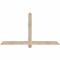 Ekena Millwork Eugene Smooth Timber Gable Bracket, Douglas Fir, 60"W x 32"H x 1 1/2"D x 3 1/2"F, 13/12 Pitch GBW060X32X0204EUG00SDF - alternate 1